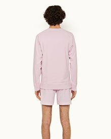 Conch Pink Garment Dye Organic Cotton Sweatshirt | Conch Pink