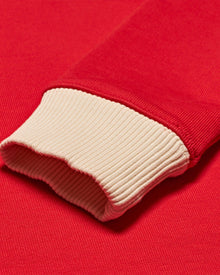 Kids | Vermillion Organic Cotton Tailored Fit Hooded Sweatshirt | Vermillion