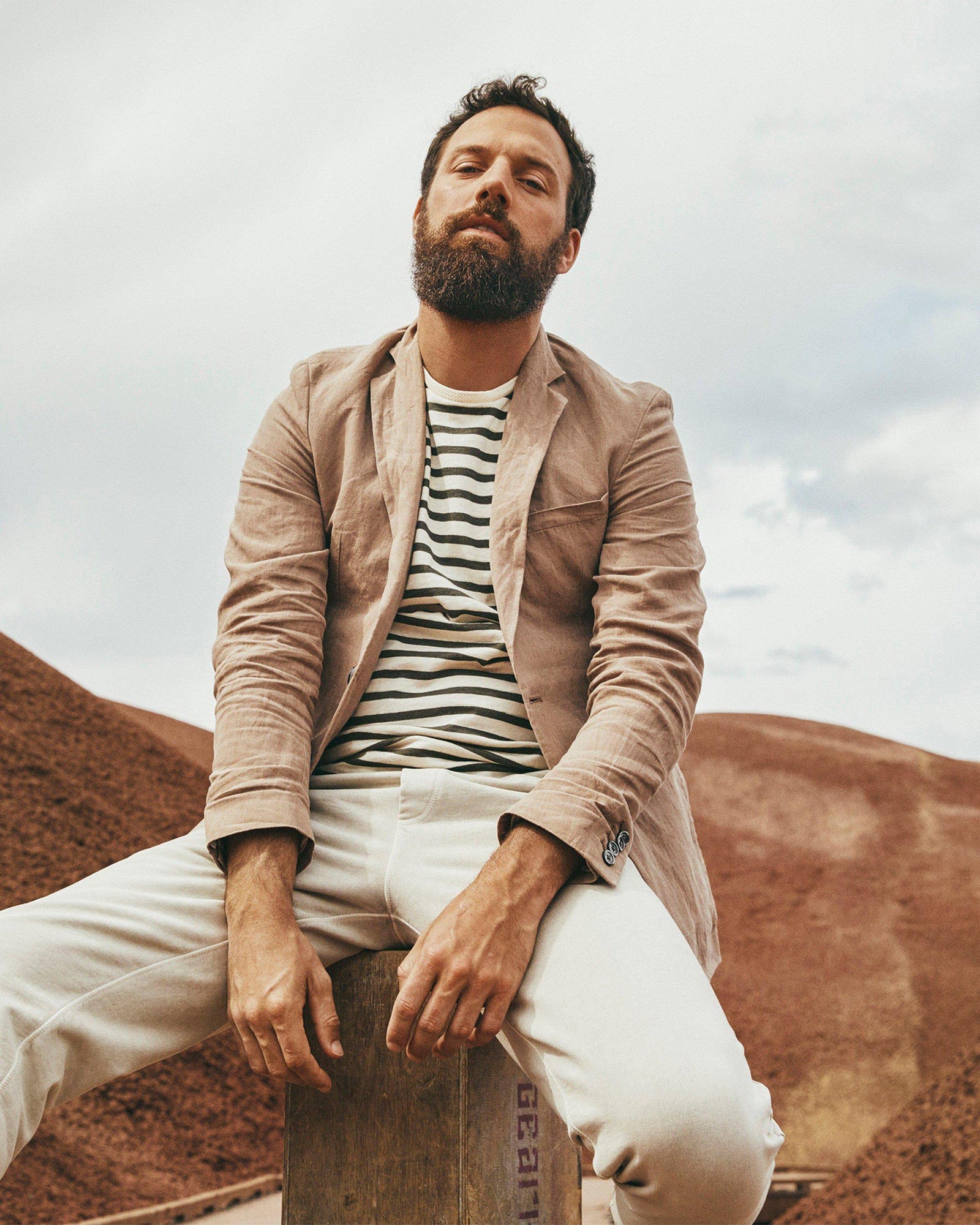 Nomadic Linen Tailored Fit Blazer | Nomadic