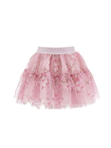 Girls | Floral Tulle Skirt | FairyTale Pink