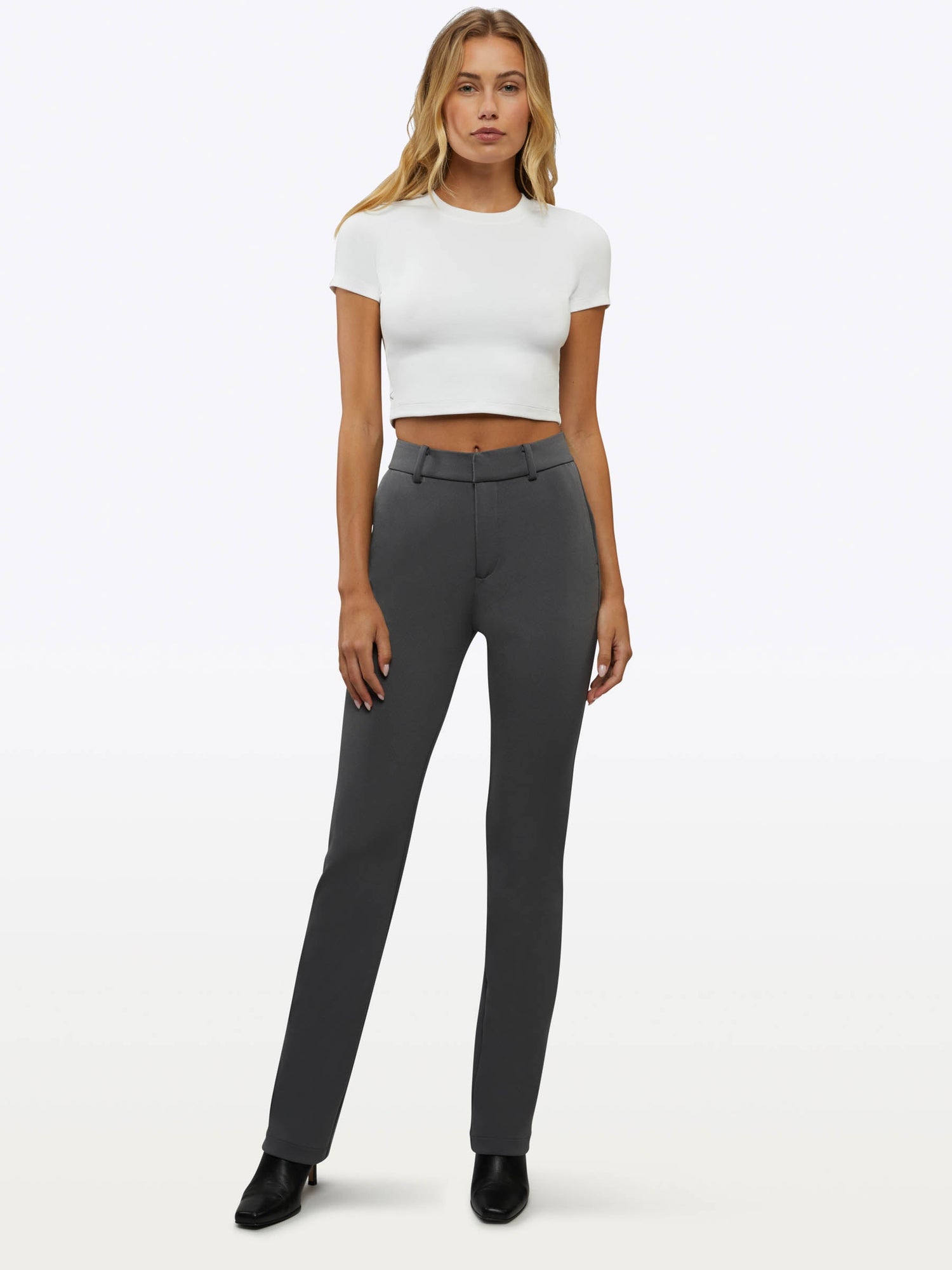 Womens | Statement Slim-Fit Pant | Overcast