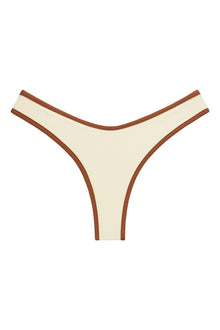 Added Coverage Lulu Bikini Bottom | Oat Terracotta Binded