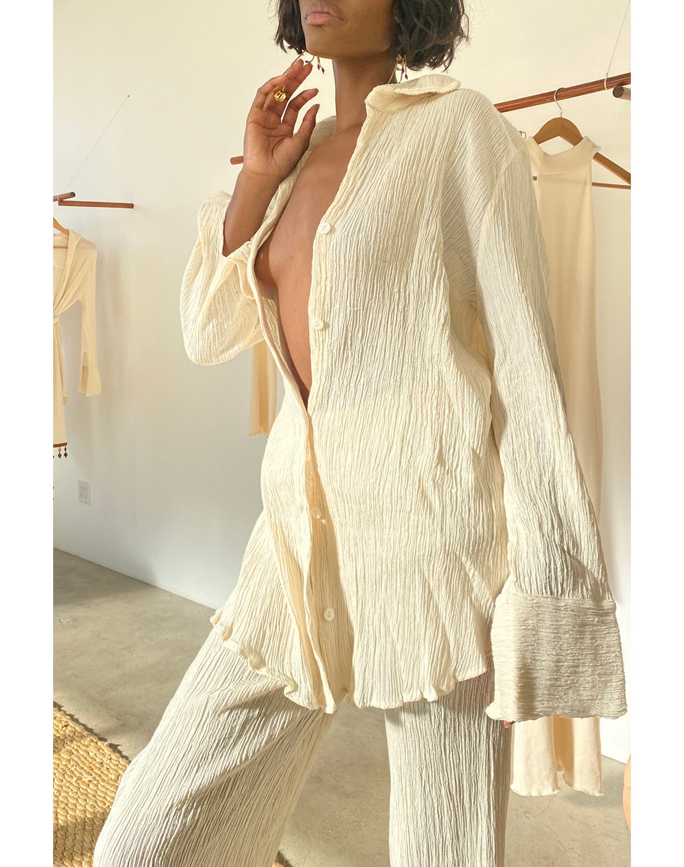 Ocean Blouse | Cream