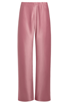 Olivette Satin Pants - Blush Pink - Self-Adore