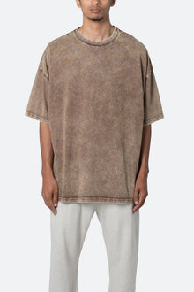 Oversized Acid Tee | Brown
