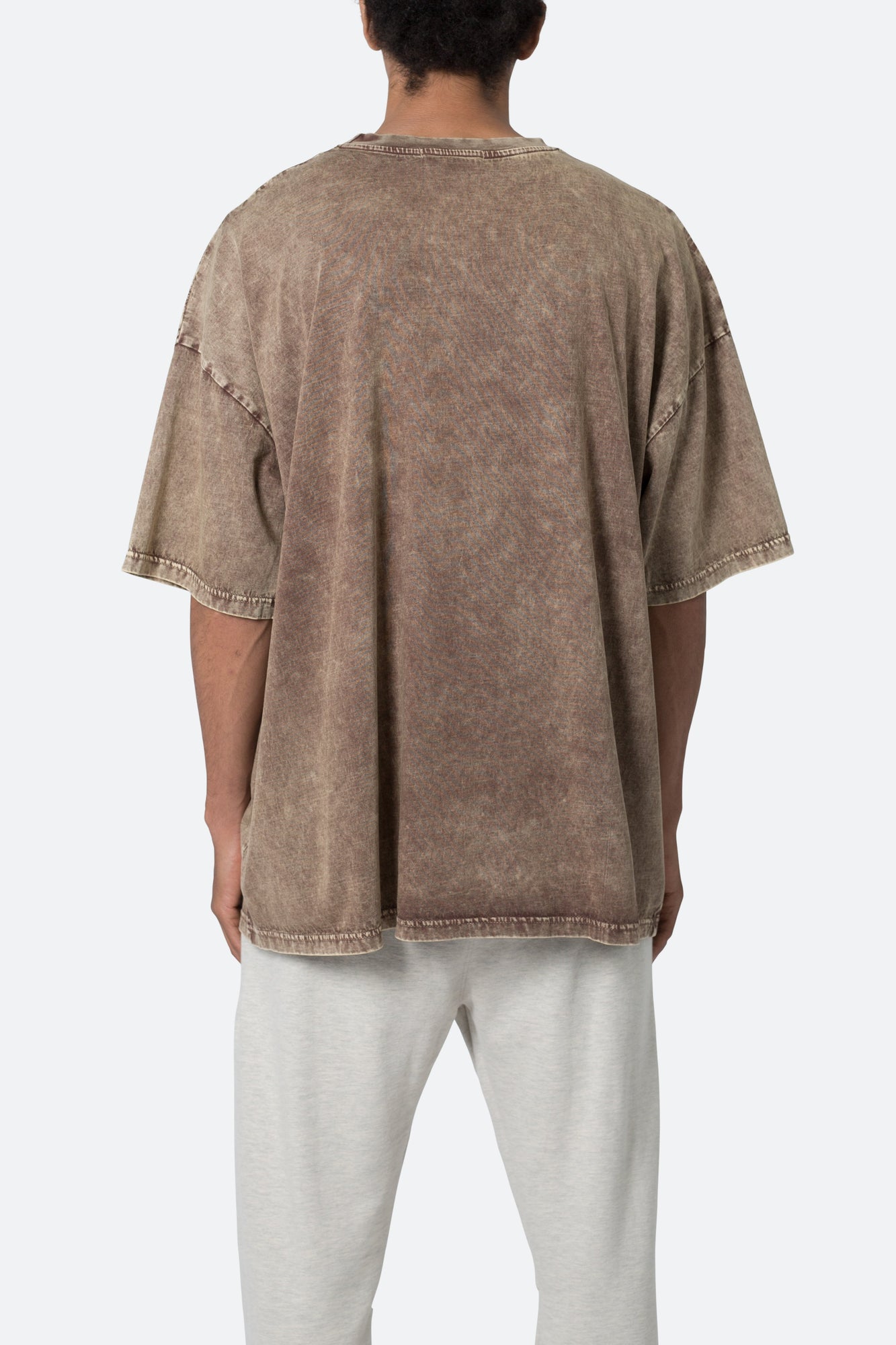 Oversized Acid Tee | Brown