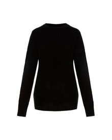 Oversized Sweater in Wool-Cashmere | Black