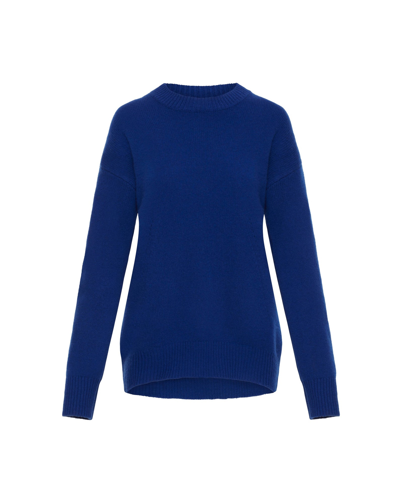 Oversized Sweater in Wool-Cashmere | Cobalt