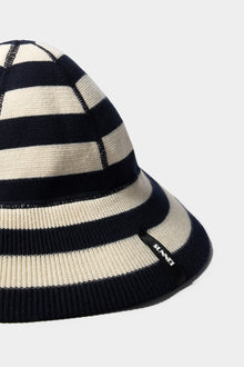 Magliaunita Bucket Hat | Unisex | Cream x Blue Stripes