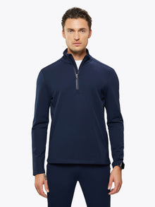 Concorde 1/4 Zip | Pacific Blue Signature-Fit Aeroflite