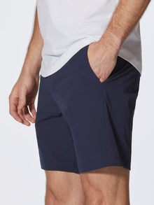 Mens | AO Slim-Fit Versaknit Hybrid Short | Pacific Blue