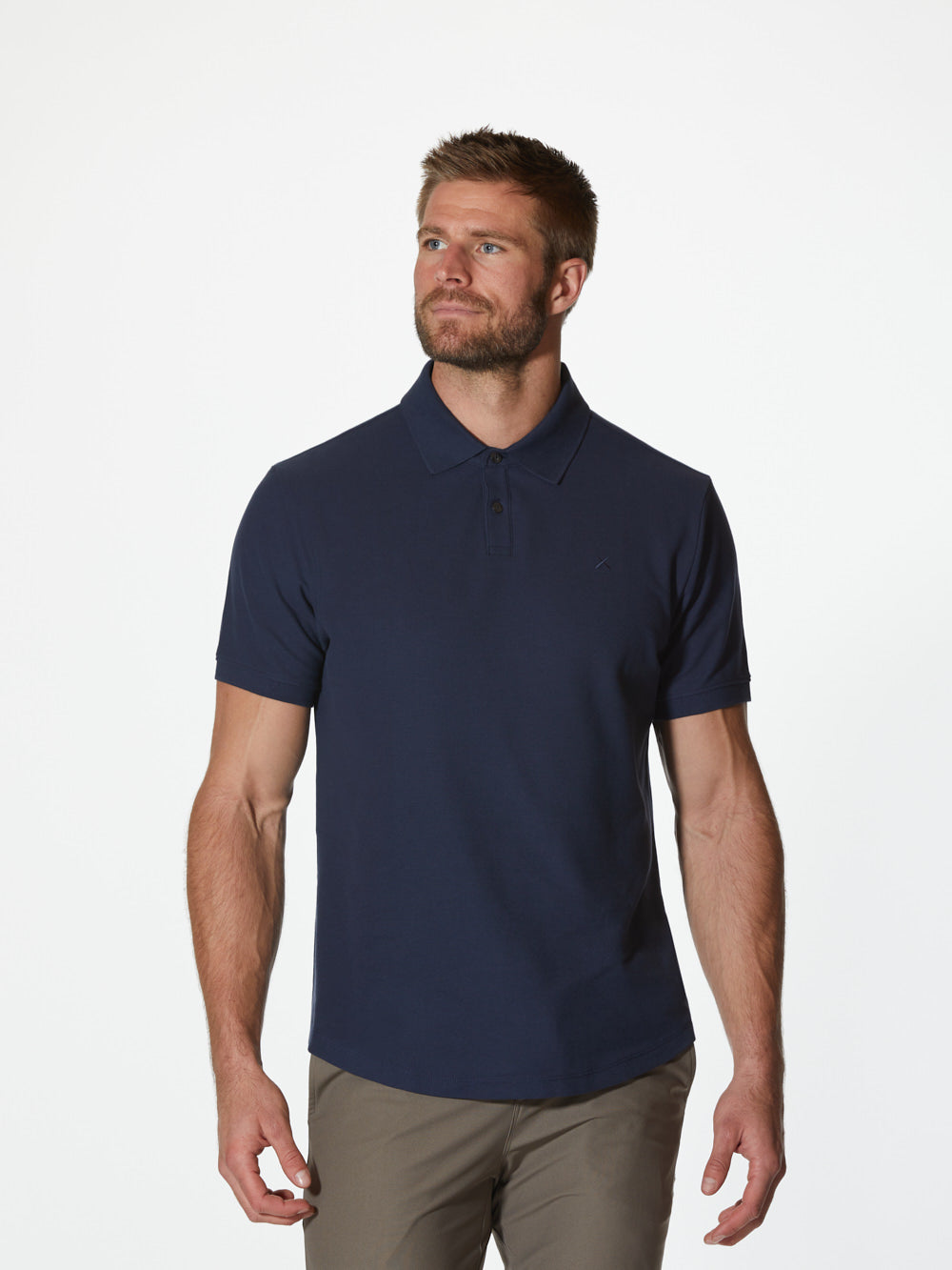 Mens | Universal Prestige Classic-Fit Pima Cotton Polo | Pacific Blue