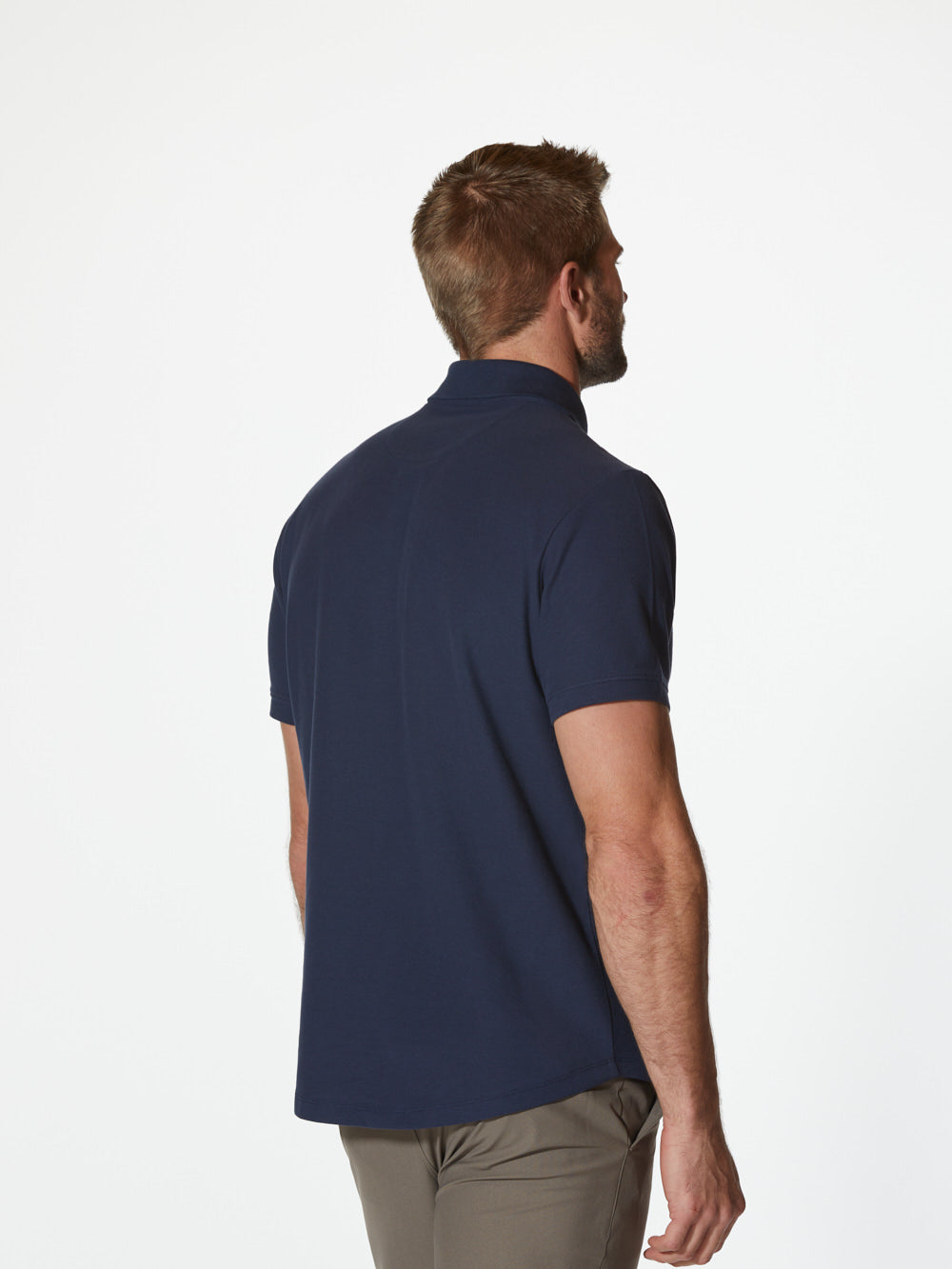 Mens | Universal Prestige Classic-Fit Pima Cotton Polo | Pacific Blue