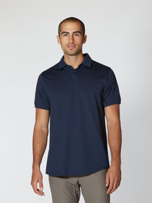 Mens | Universal Classic-Fit Pima Cotton Blend COZ Polo | Pacific Blue