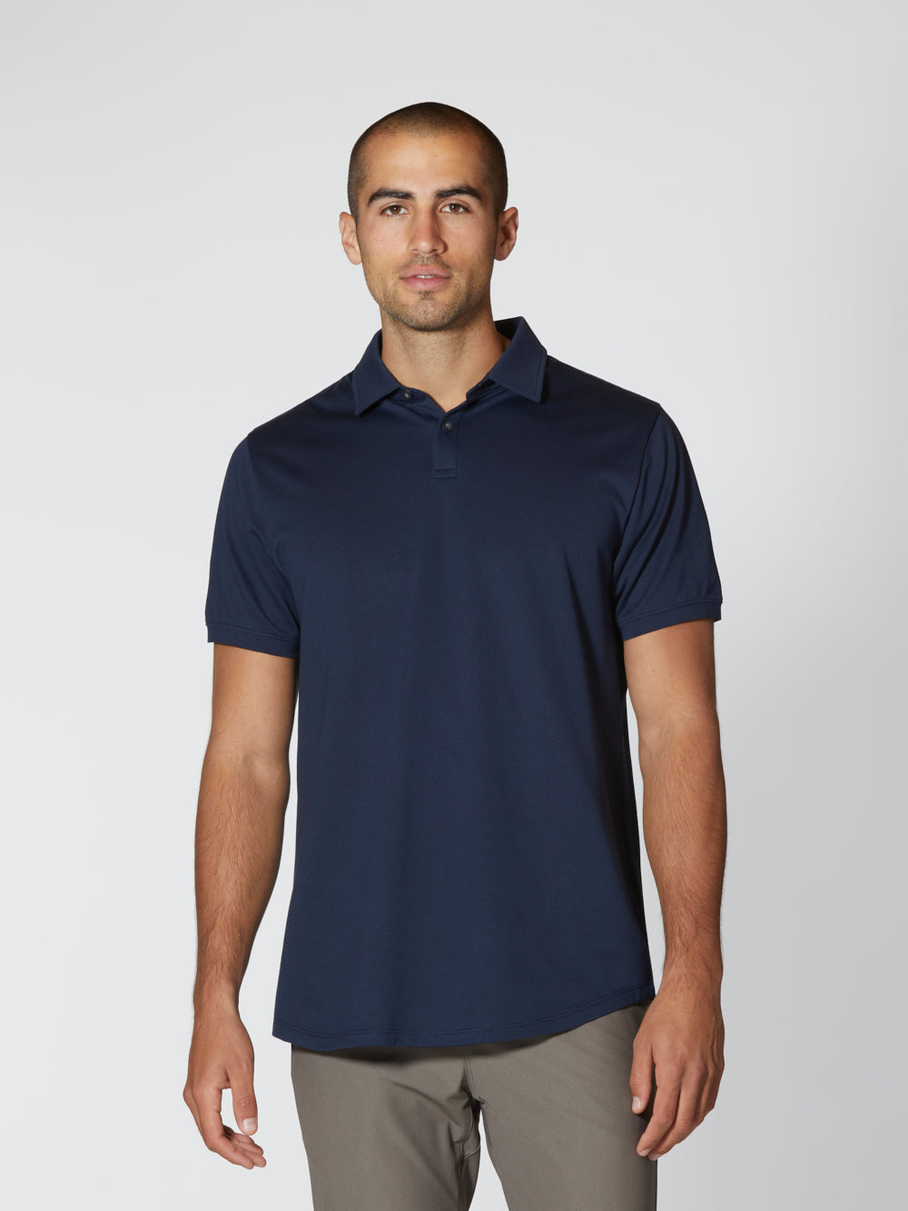 Mens | Universal Classic-Fit Pima Cotton Blend COZ Polo | Pacific Blue