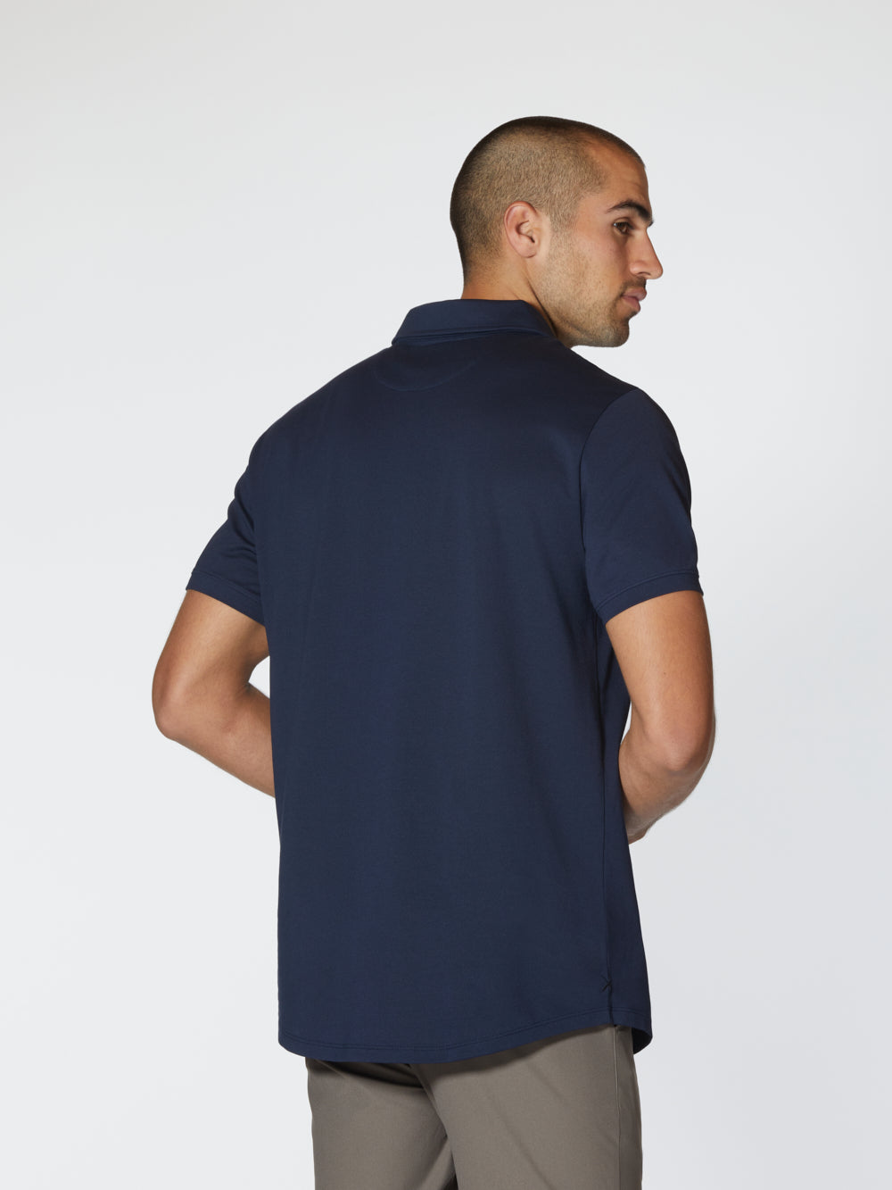 Mens | Universal Classic-Fit Pima Cotton Blend COZ Polo | Pacific Blue