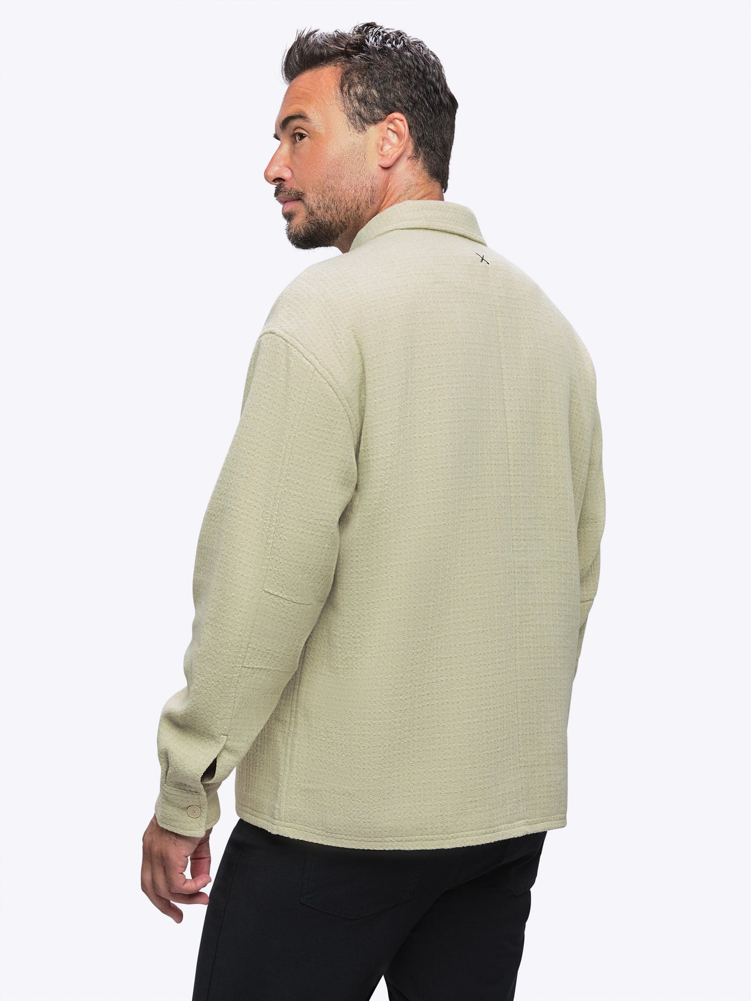Unisex | Horizon Classic-Fit Tweed Shacket | Parchment