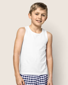 Kid's Pima Tank Top | White