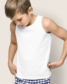 Kid's Pima Tank Top | White