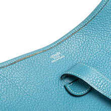Hermes | Pre-Owned Clemence Evelyne II GM | Blue/Light Blue