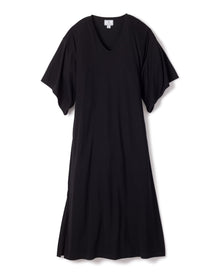 Women's Pima Caftan | Black