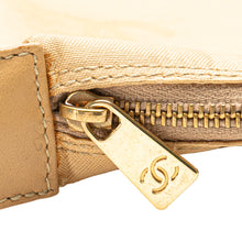 Chanel | Pre-Owned CC Chevron Quilted Lambskin Chain Shoulder Bag | Brown/Beige