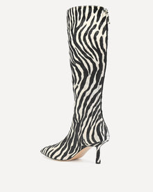 Petra Calf Boot | Zebra