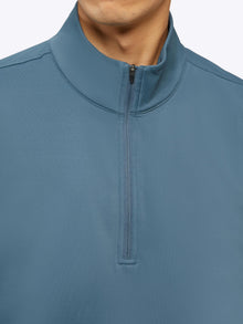 Mens | COZ Signature-Fit Fleece Q-Zip | Petrol