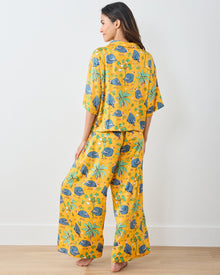 Guinea Hens - Eco Satin Wildest Dreams Set - Marigold - Printfresh