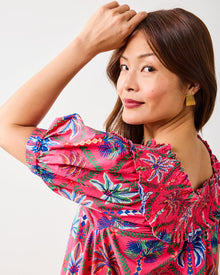 Palm Tree Paradise - Ximena Dress - Cocktail Umbrella - Printfresh