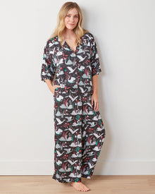 Enchanted Swans - Eco Satin Wildest Dreams Set - Starless Sky - Printfresh