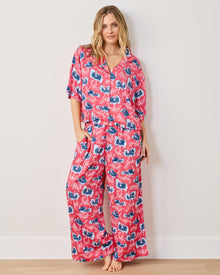 Ostrich Dance - Eco Satin Wildest Dreams Set - Fancy Pink - Printfresh