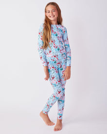 PF x The Hiltons Wrapped Gifts - Kids PJ Set - Baby Blue - Printfresh