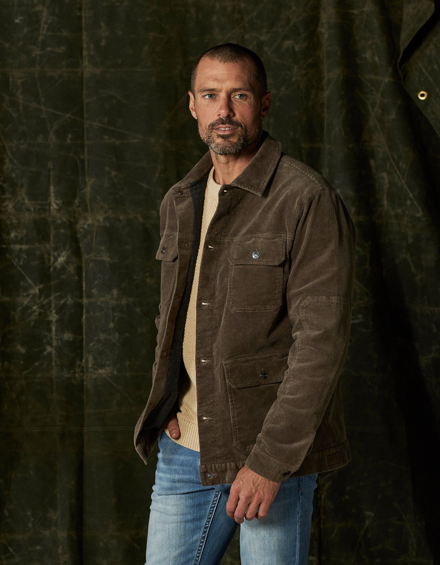 Men | Hawthorne Cord Jacket | Taupe
