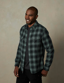 Men | Mountain Overshirt | Eucalyptus Plaid