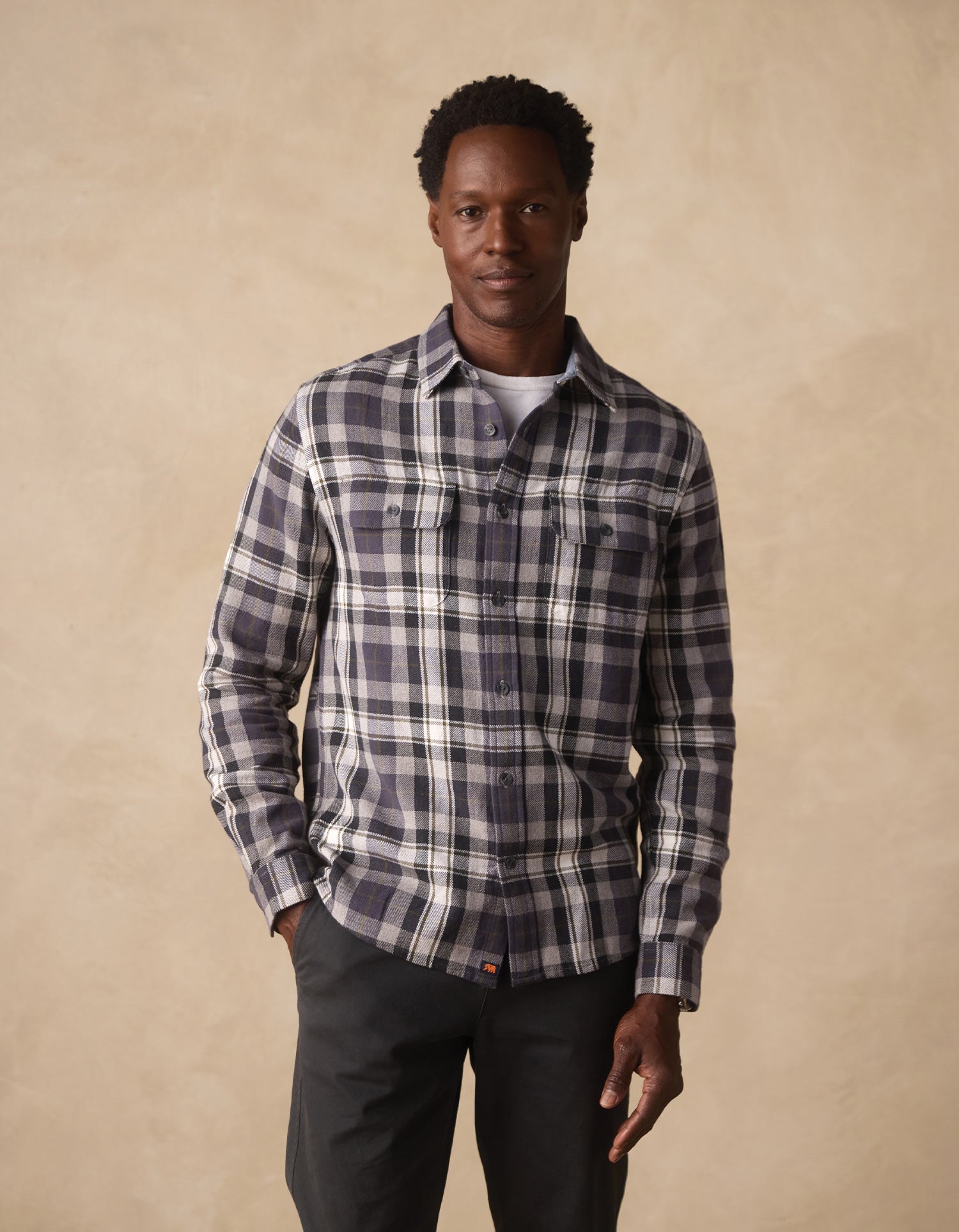 Men | Mountain Overshirt | Grey Plaid