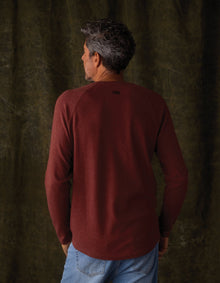 Men | Puremeso Everyday Henley | Redwood
