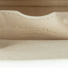 Dior | Pre-Owned Medium Perforated Calfskin Oblique Bobby Flap | White