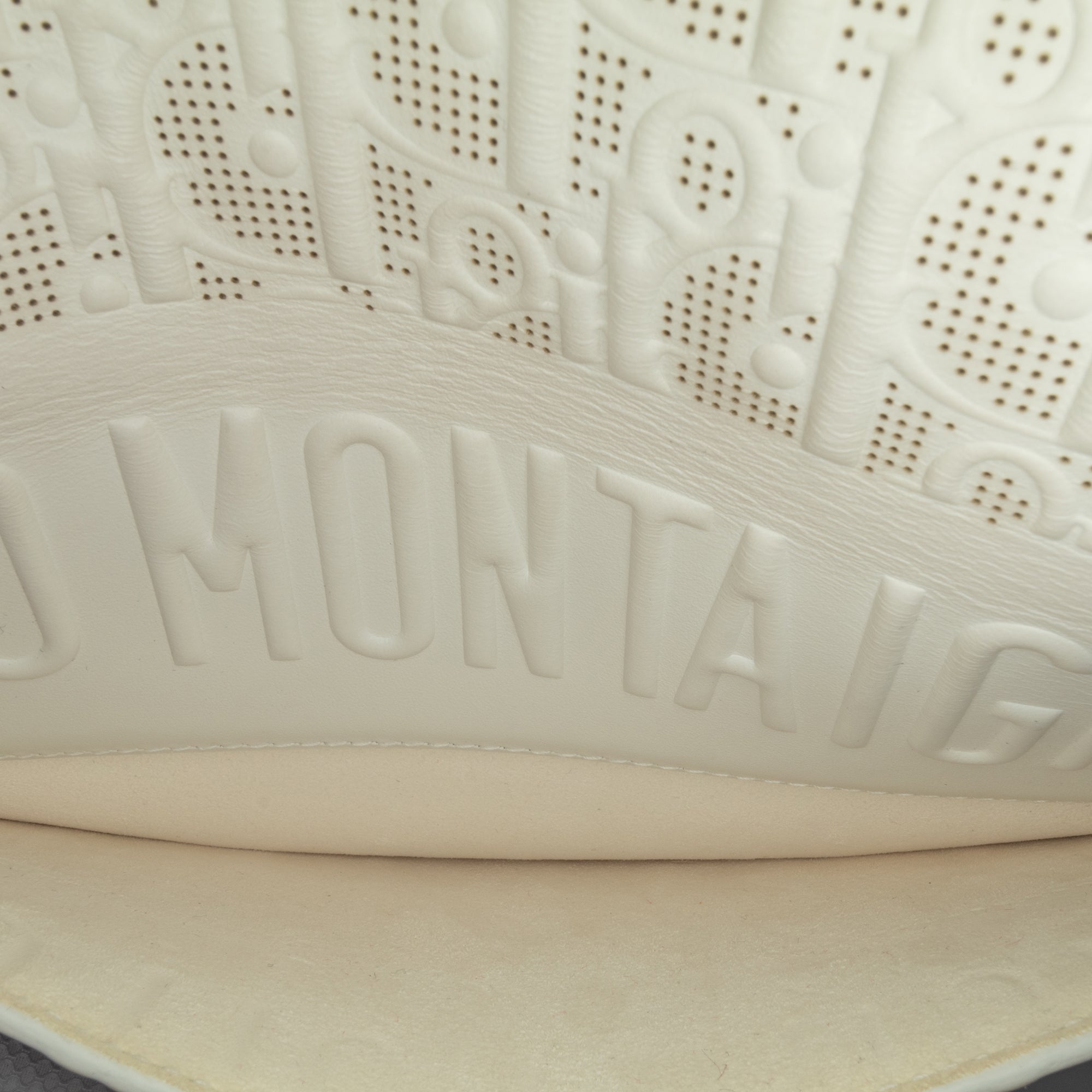 Dior | Pre-Owned Medium Perforated Calfskin Oblique Bobby Flap | White