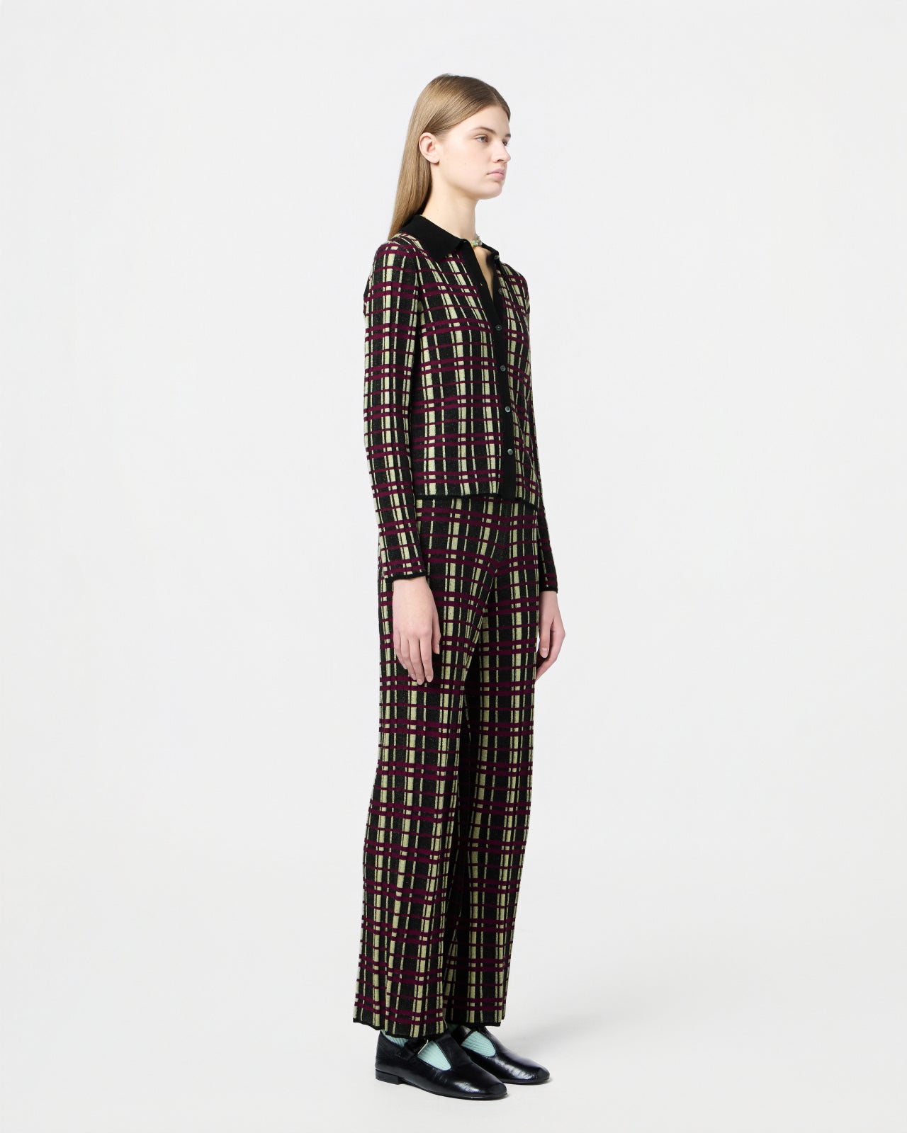 Plaid Elle Shirt | Black Combo