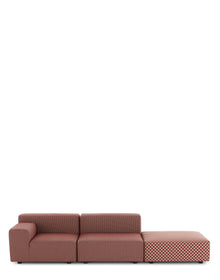 Plastics Outdoor Sofa - Left Arm | Single | Rust