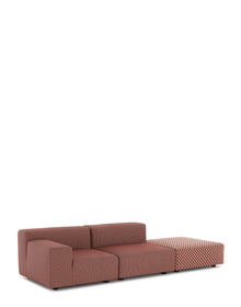 Plastics Outdoor Sofa - Left Arm | Single | Rust