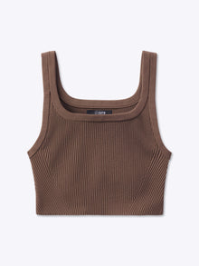 Womens | Coreflex Form-Fitting Cropped Tank | Plum