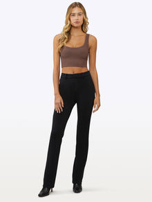 Womens | Coreflex Form-Fitting Cropped Tank | Plum