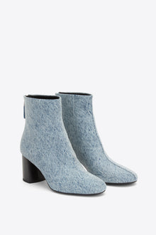 Nadia Heel Boot | Washed Indigo