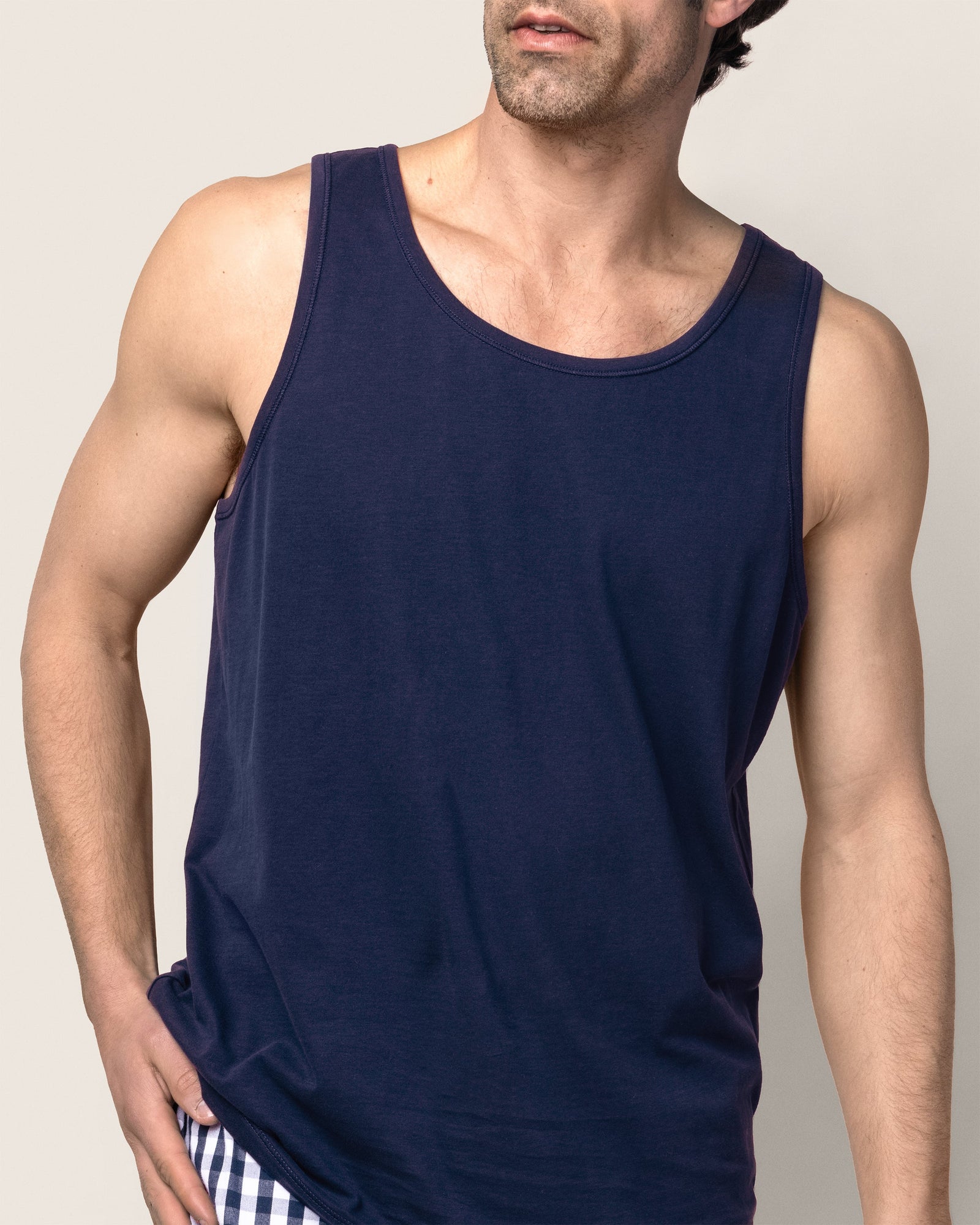 Men's Pima Tank Top | Navy