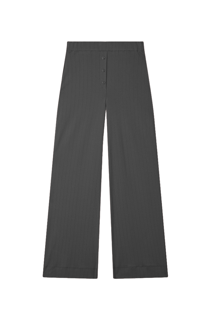 Pointelle Lounge Pant | Stone-Grey