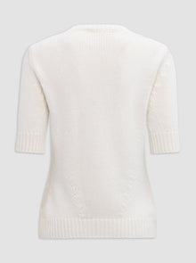 Portia Crewneck Cashmere Sweater | Ivory
