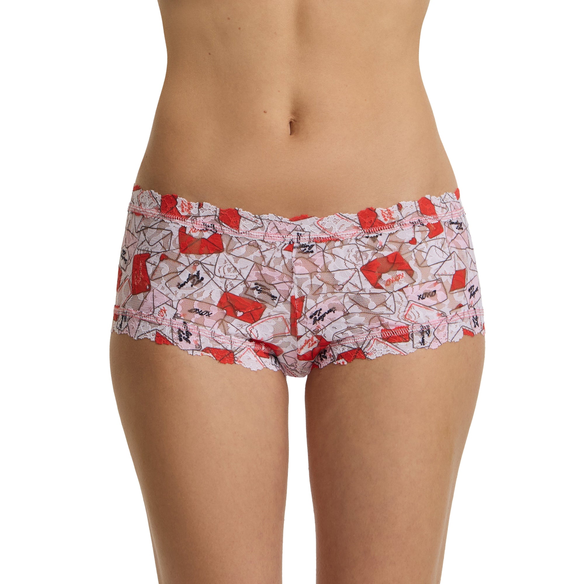 Signature Lace Boyshort | With Love (White)