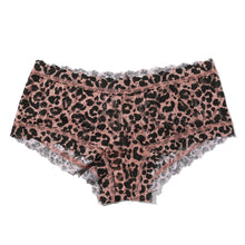 Signature Lace Boyshort - I | Walk On The Wild Side (Beige)